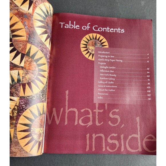 1988 Quick Strip Jorgenson Double Wedding Ring Quilt Acrylic Templates + Book - Picture 13 of 16